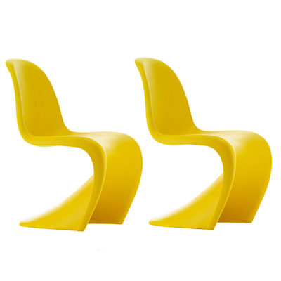 Vitra Panton Chair, Set of 2, Sunlight Vitra Panton Chair, Set of 2, Sunlight
